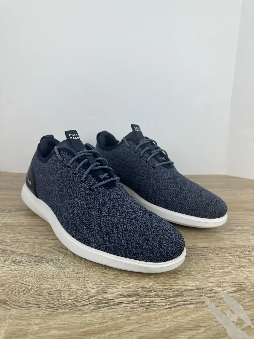 Cole Haan Grand OS Knit Sneakers Men’s 10.5M Blue Lightweight Casual Shoes
